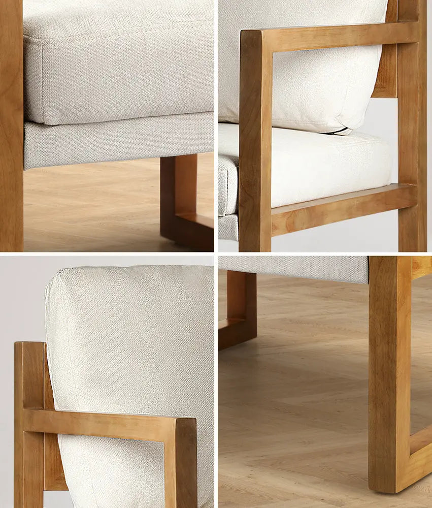 Fabric Tub Armchair Lounge Chair