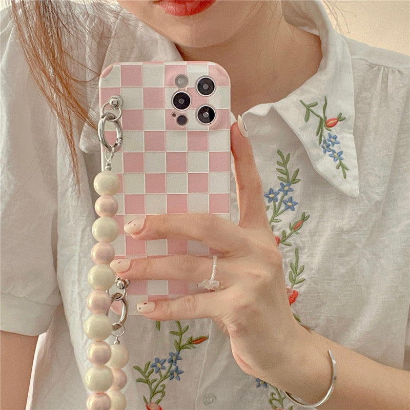 Shell Plaid Bracelet Grid For iPhone
