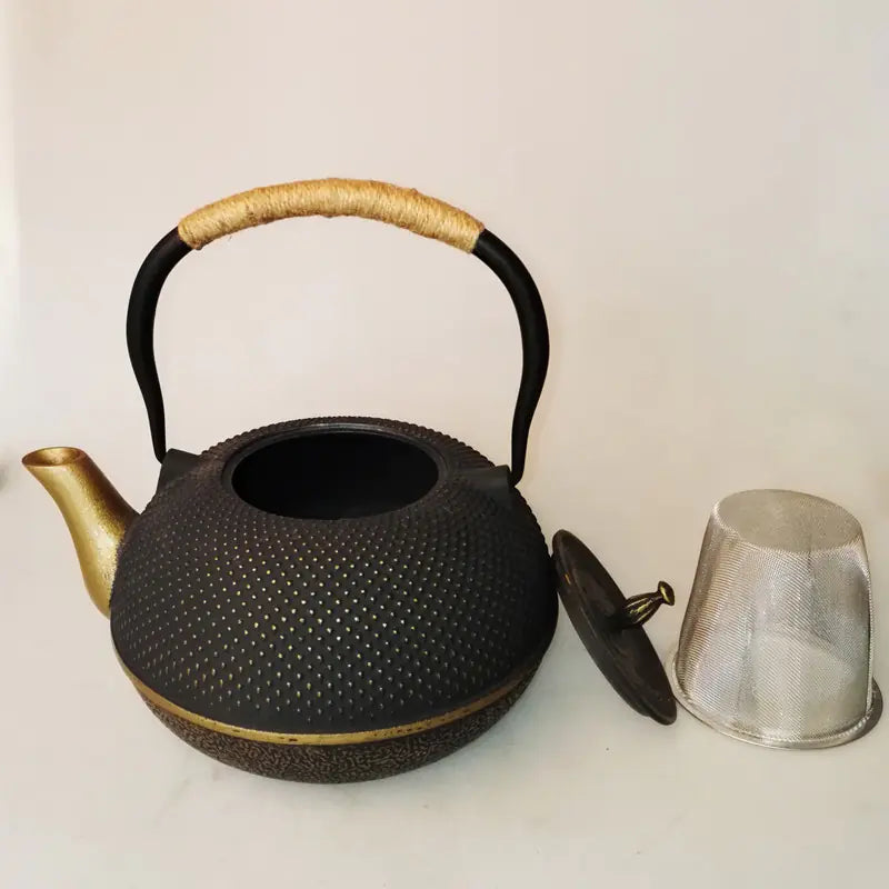 Japanese Nambu Cast Iron Teapot - Handcrafted