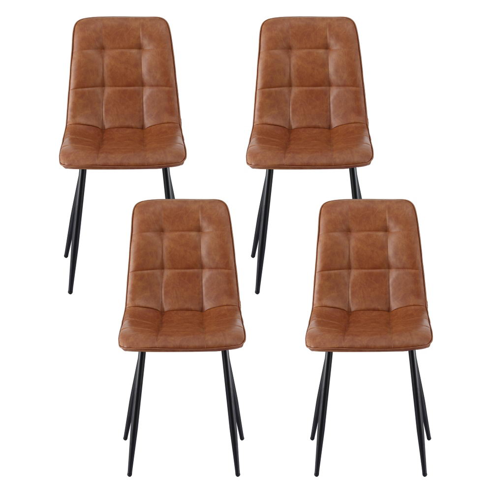 Artiss 4x Dining PU Chairs