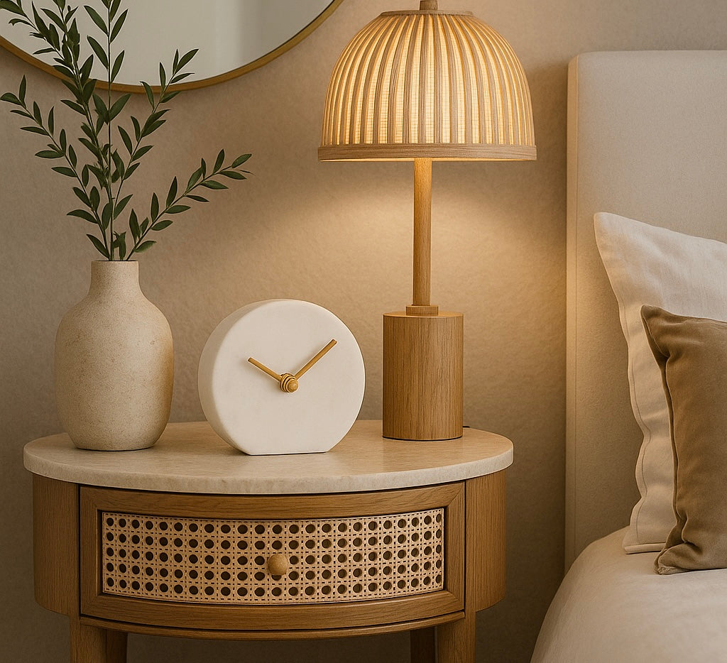 Marble Table Clock Nordic Style.