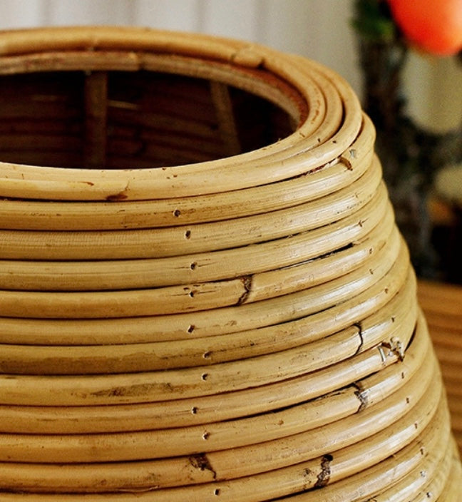 Modern Rattan Wooden Vases
