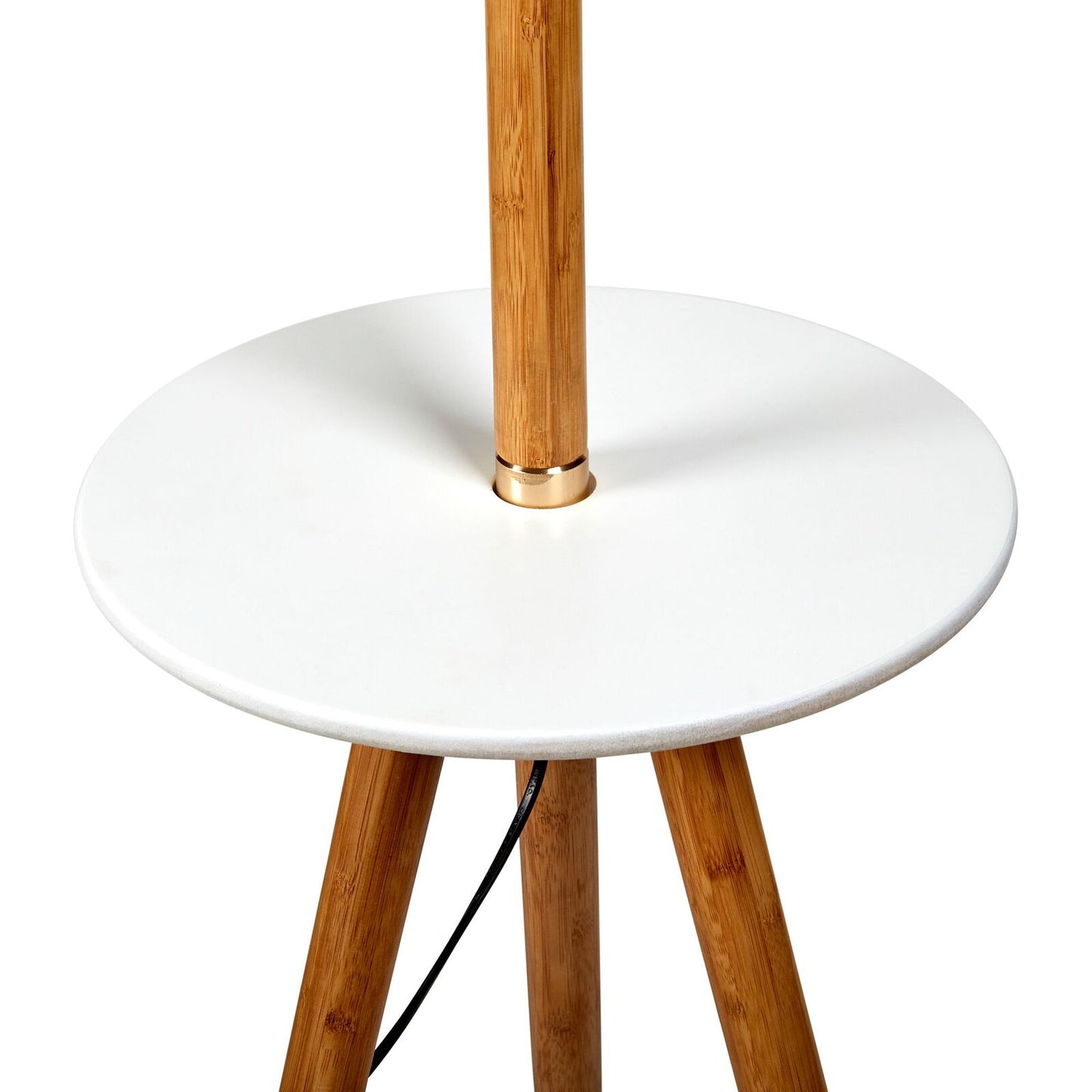 Adjustable Bamboo Tripod Floor Lamp – Stylish & Eco-Friendly Lighting.