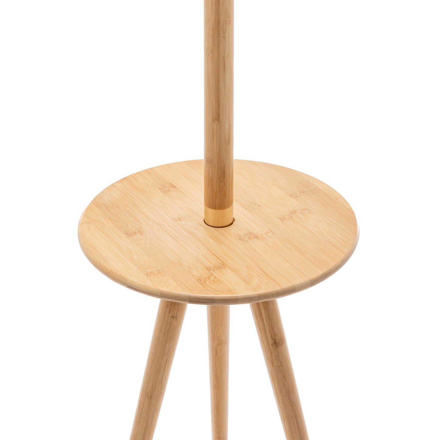 Adjustable Bamboo Tripod Floor Lamp – Stylish & Eco-Friendly Lighting.