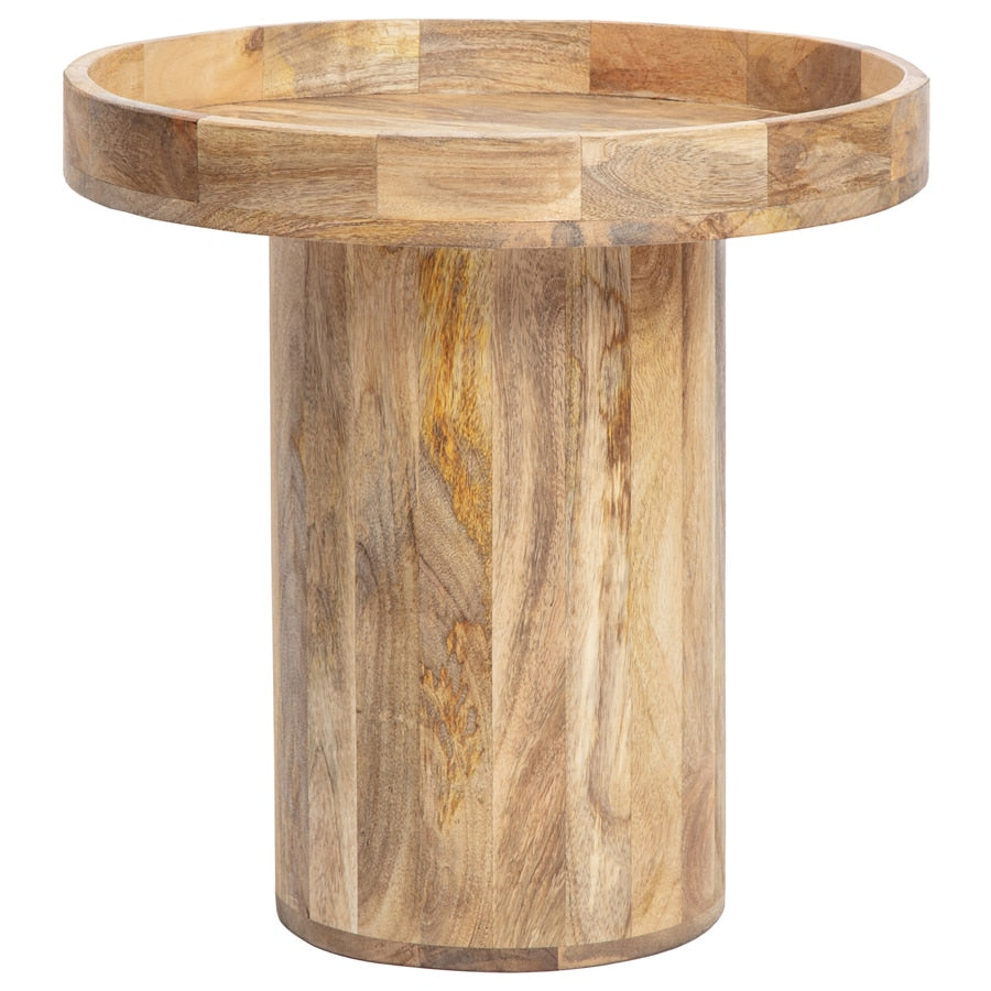Tropea Mango Wood Side Table 50cm.