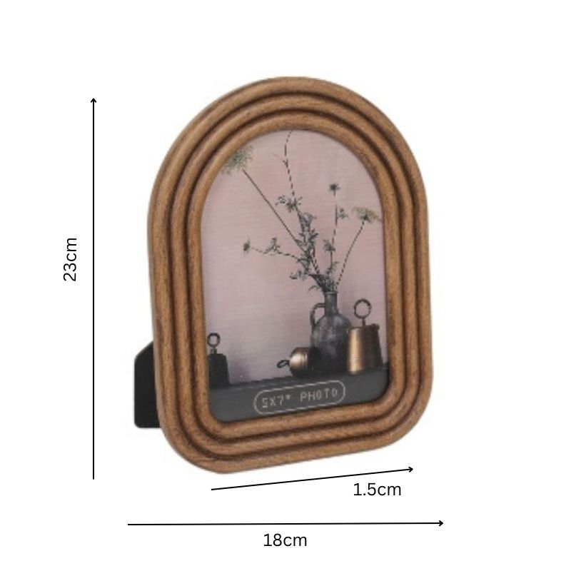 Contemporary Arch Style Photo Frame '5x7in' 23cm.