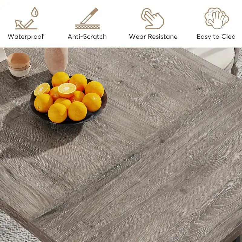 The Miranda Rustic Rectangular Dining Table The Nest Trading Company