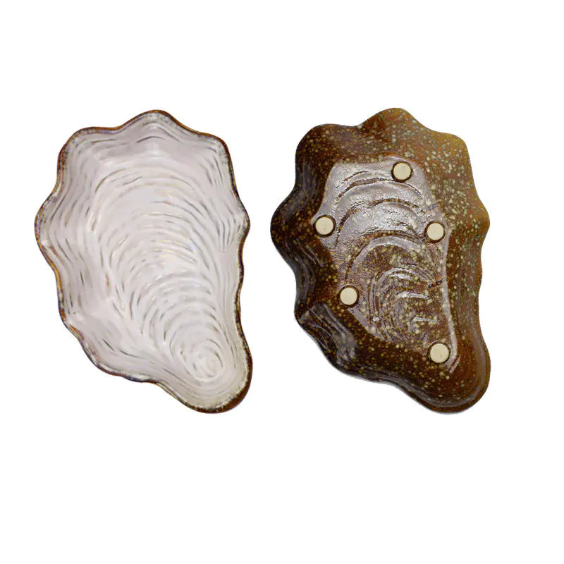 Japanese Ceramic Shell-Shaped Dinnerware