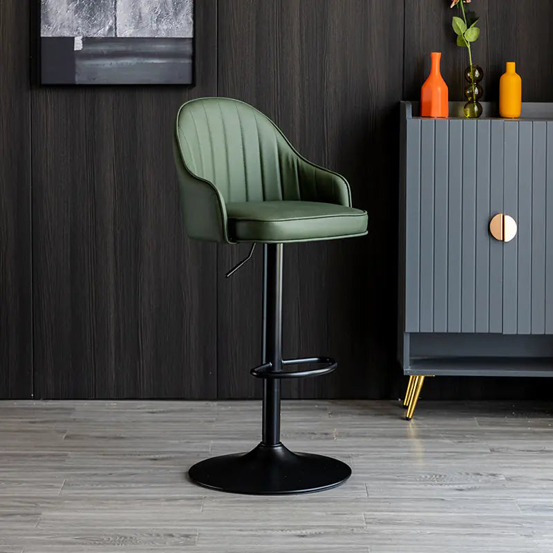 Modern Minimalist Bar Stool with Backrest