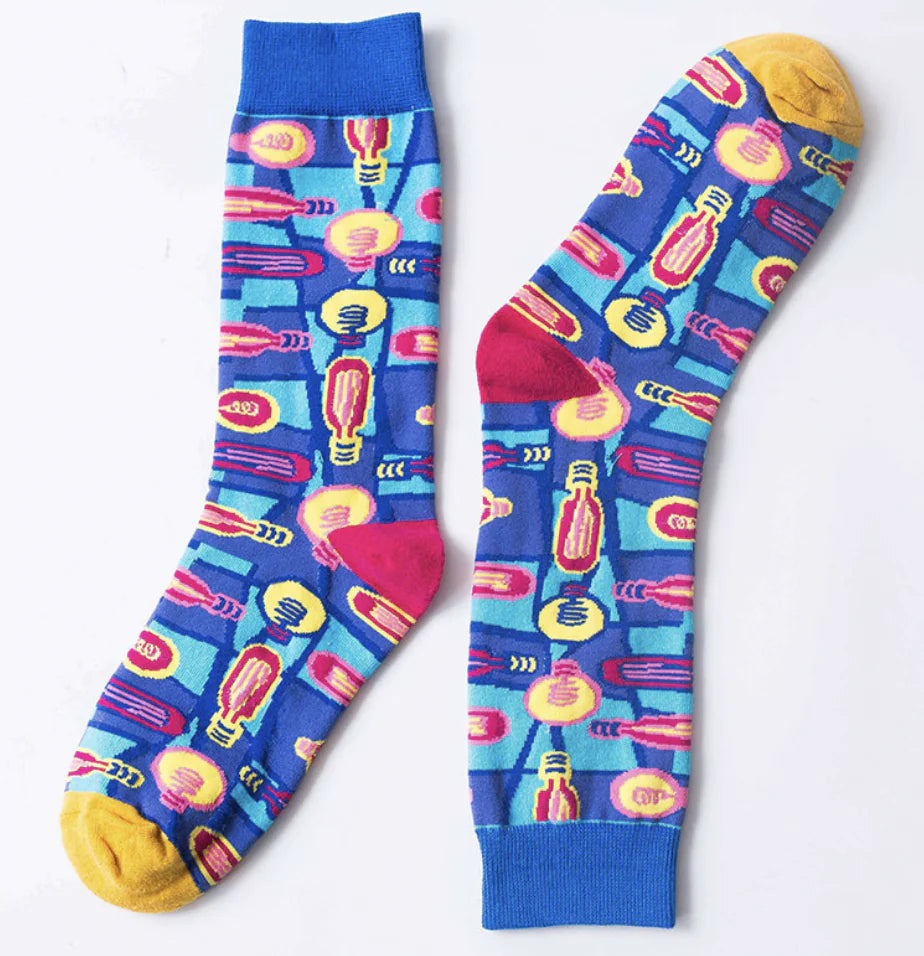Personality Graffiti Illustration Socks for All Zendrop
