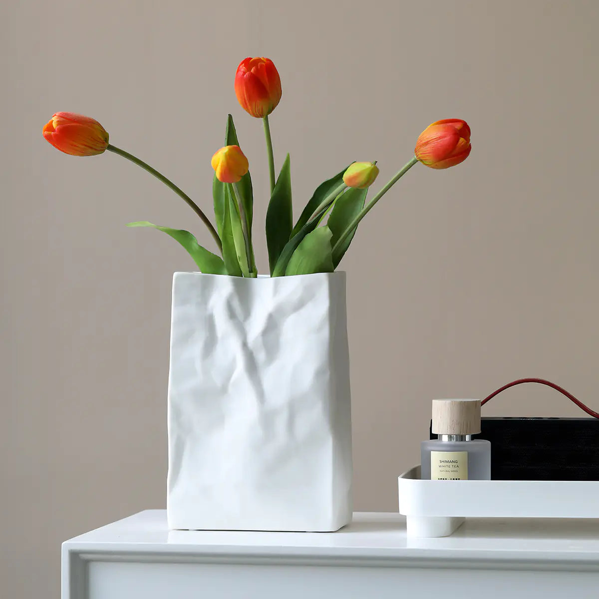 Nina Porcelain Flower Vase