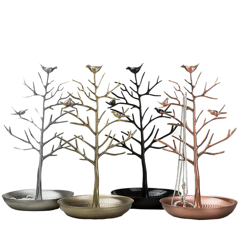 Metal Jewellery Bird Stand
