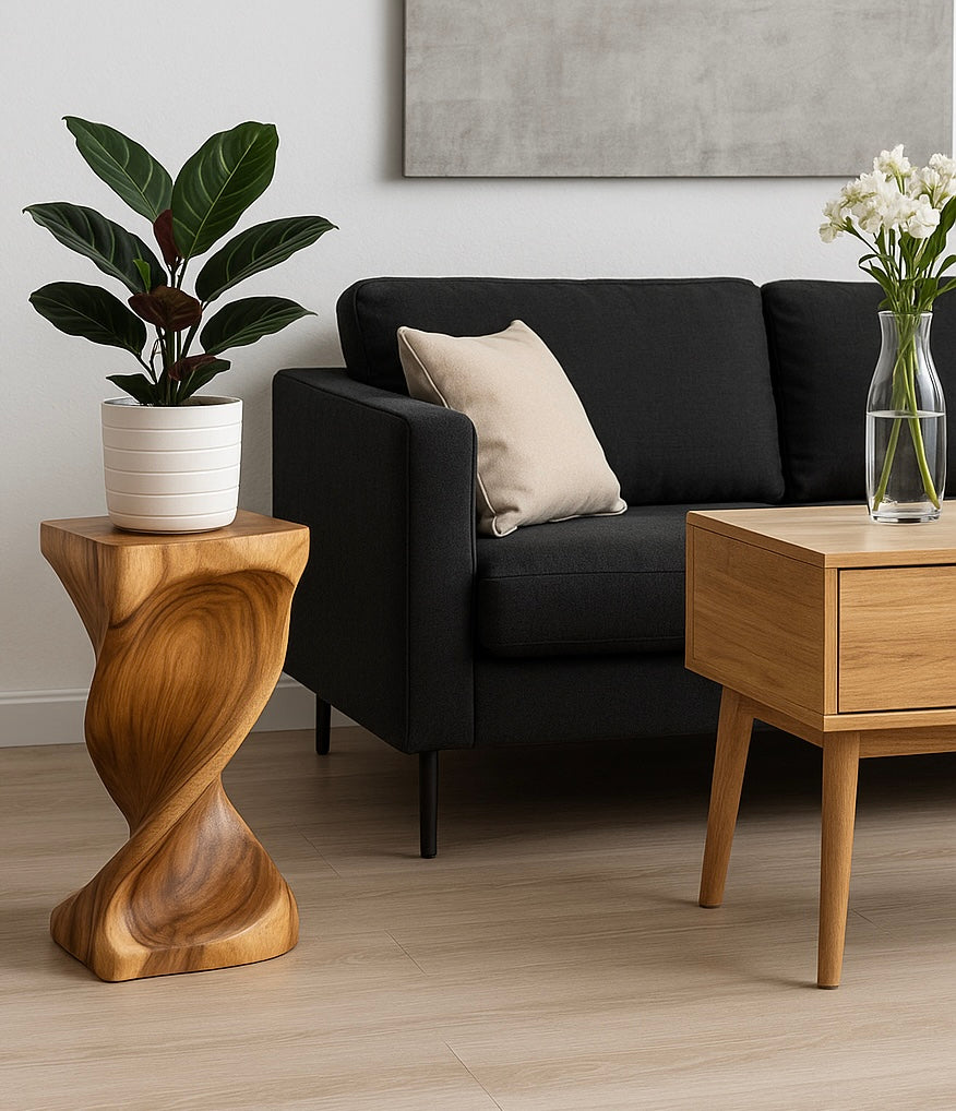 Heart-Shape Twisted Stool – Stylish & Unique Seating.
