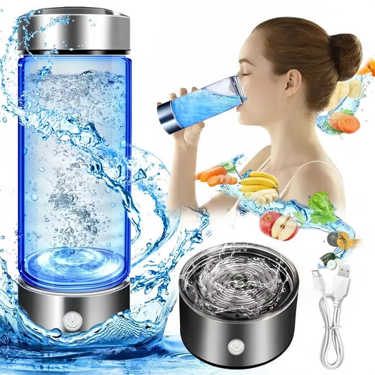 Updated 420ml Electric Hydrogen Water Generator Bottle.