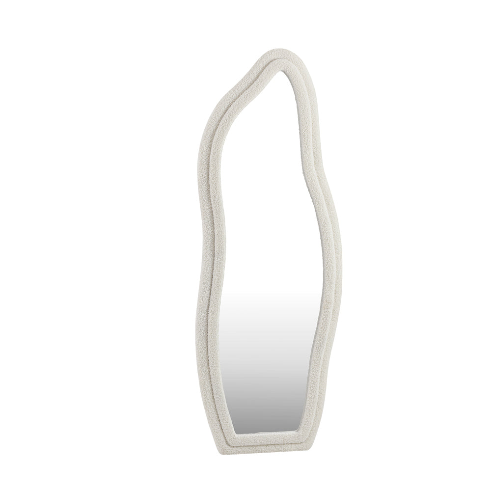 Full Length Boucle Floor Mirror 160cm