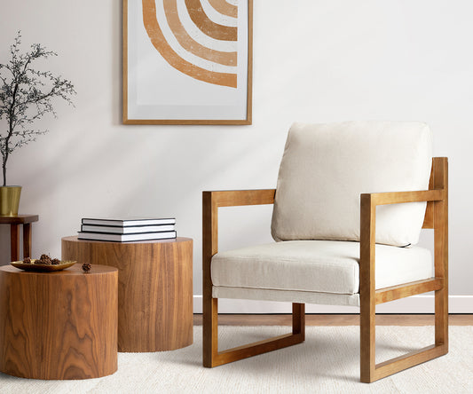 Fabric Tub Armchair Lounge Chair