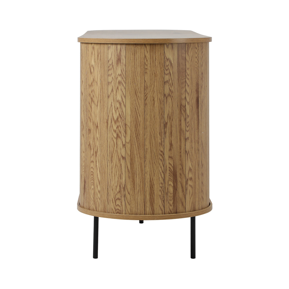 Natural Buffet Sideboard Pantry Cabinet with Sliding Doors