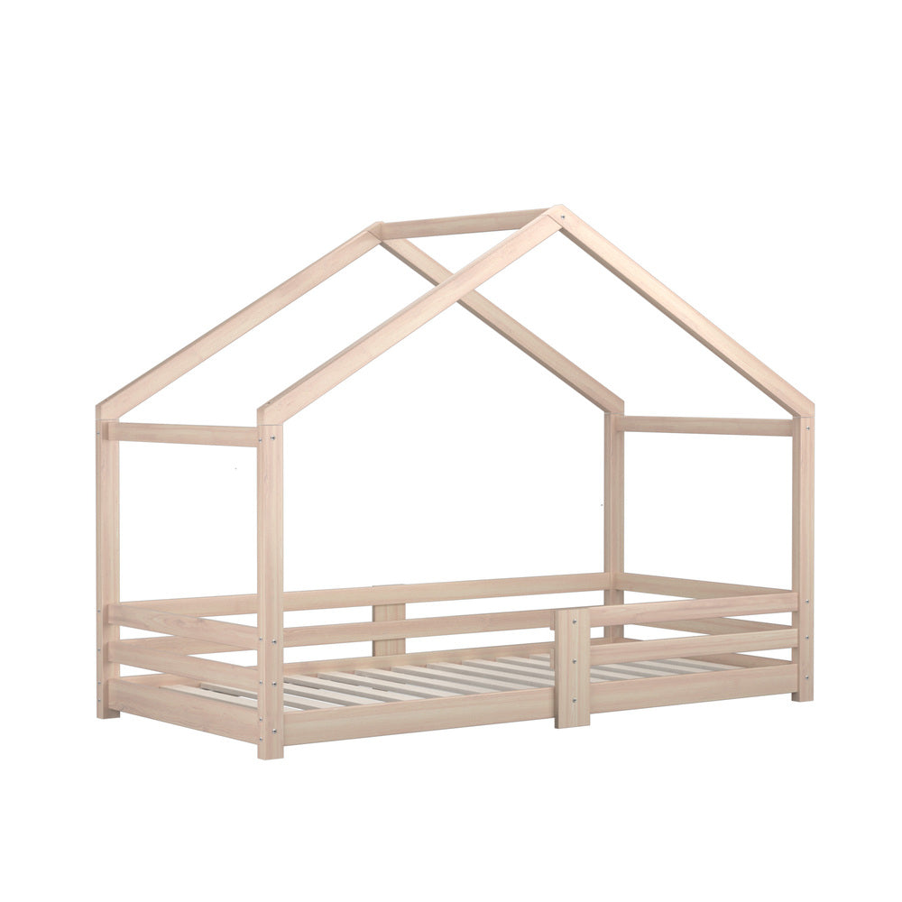 Wooden Single Size Timber House Bed Frame