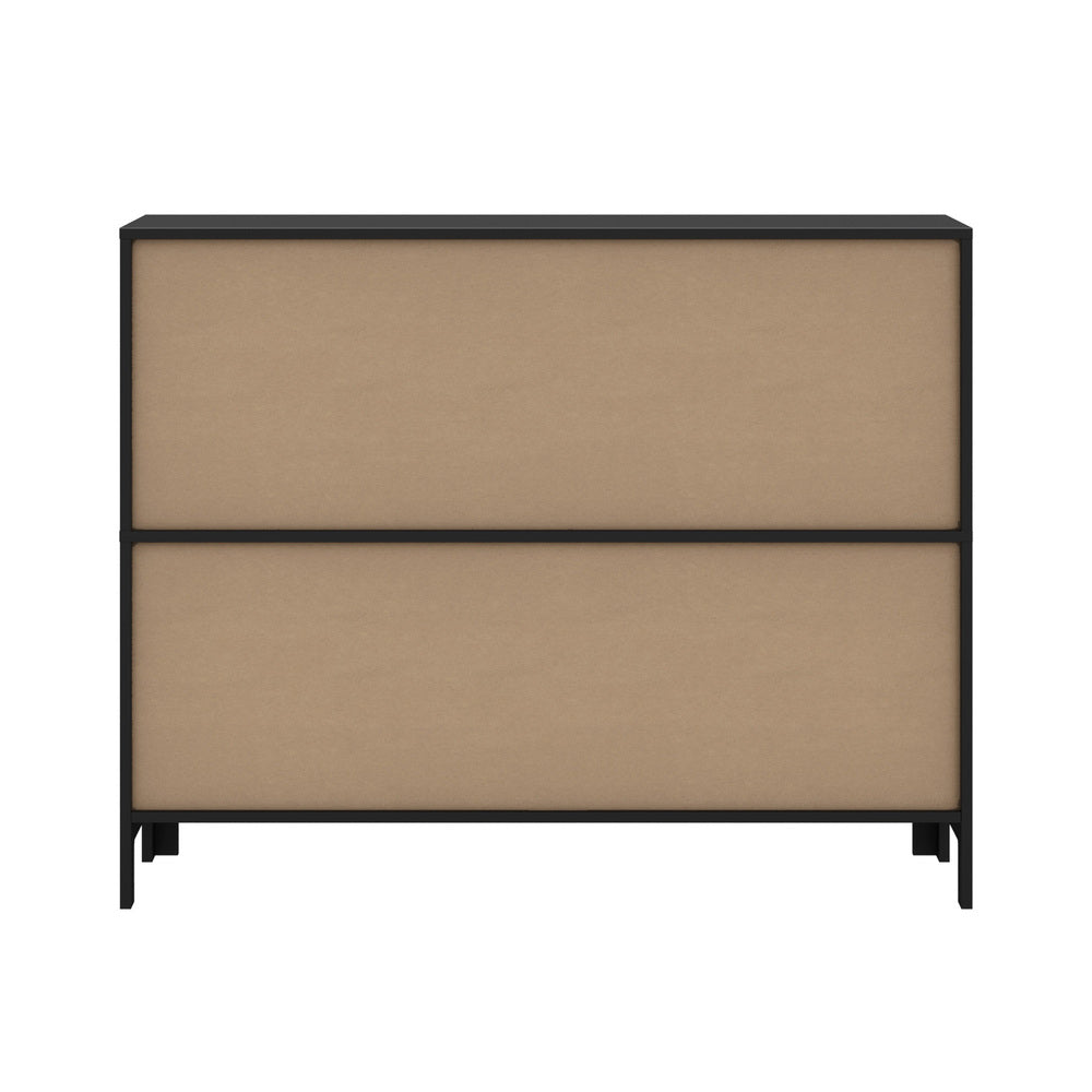 Black Display Shelf Storage Stand Bookshelf