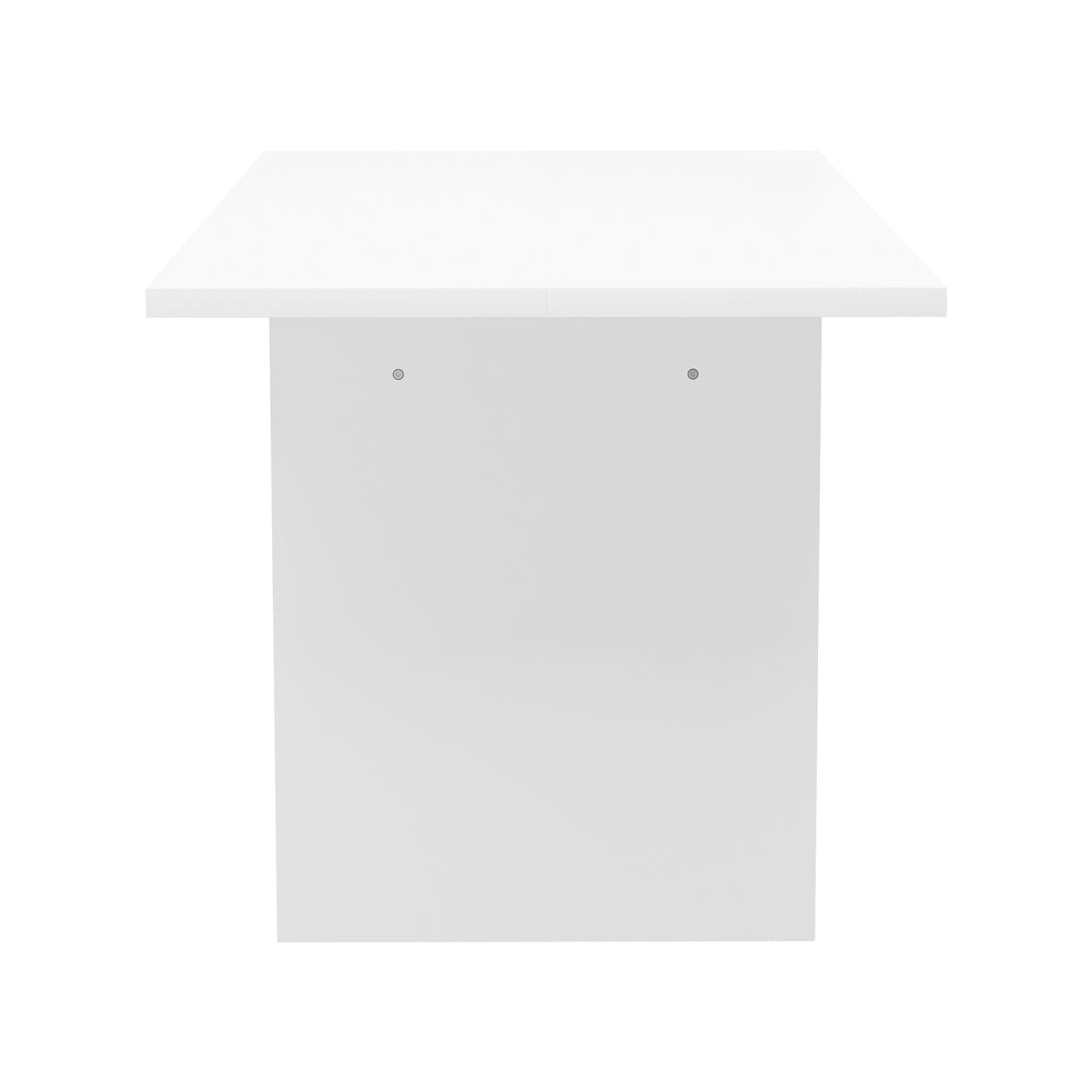 180cm White Timber Rectangular Dining Table