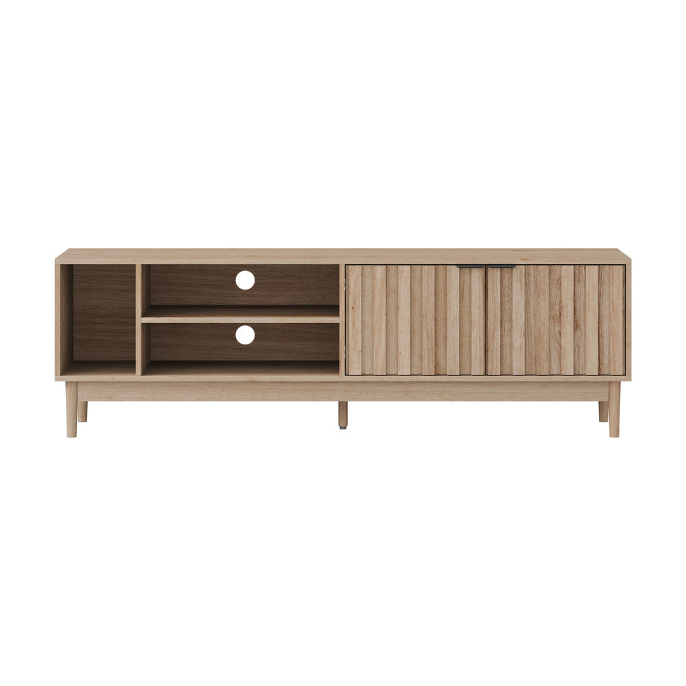 160cm Natural TV Cabinet Entertainment Unit Stand