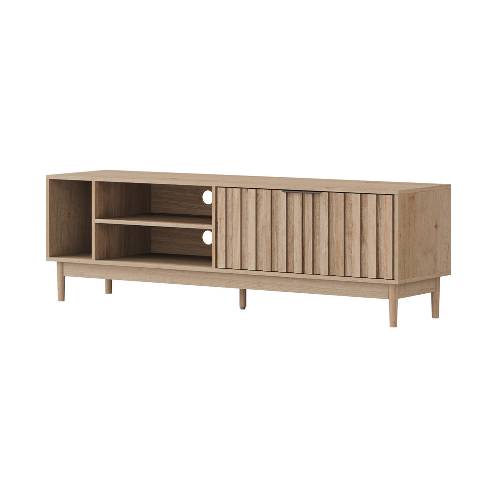160cm Natural TV Cabinet Entertainment Unit Stand