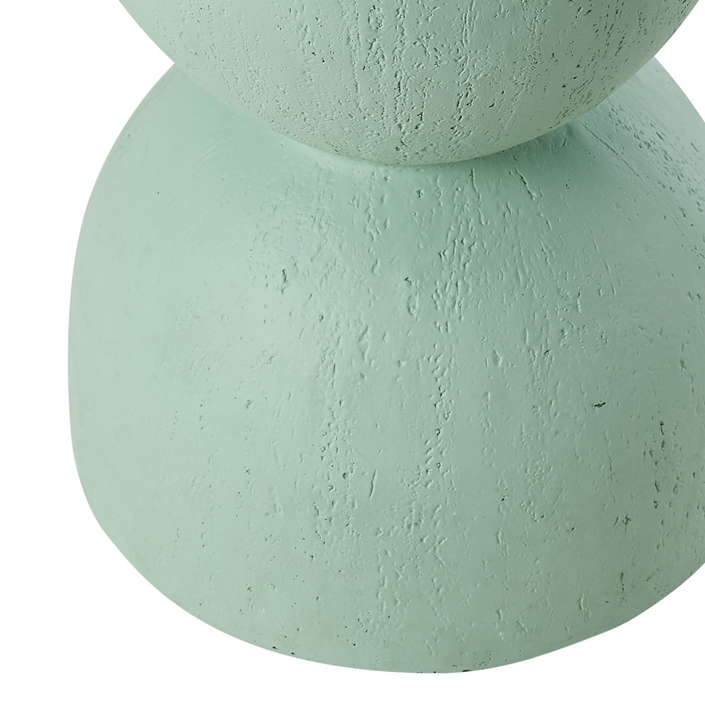 Green Stone Side Coffee Table Stand