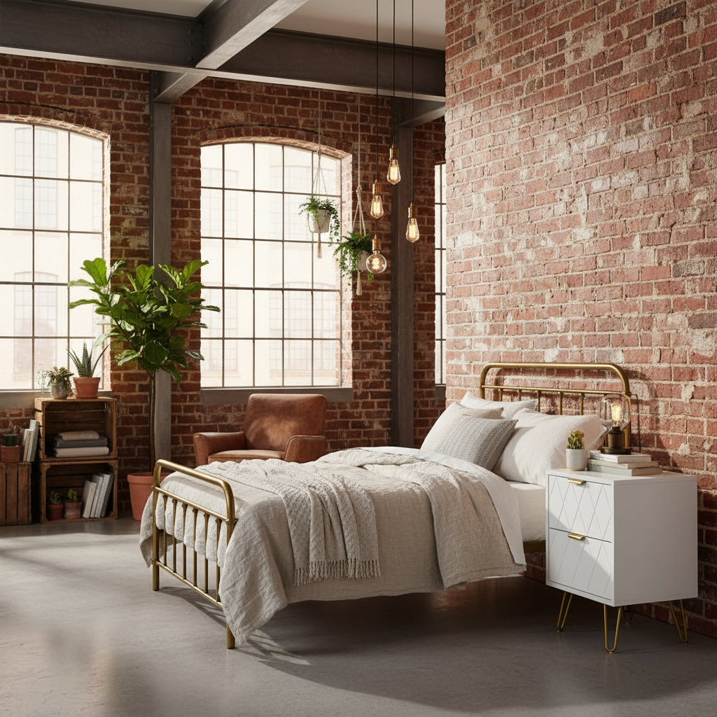 Kiara White and Gold Metal Bedside Table Nightstand with Two Drawers