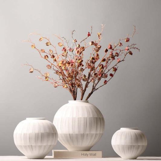 Wabi-Sabi Inspired Earthenware Pot – Rustic Minimalist Home Accent.