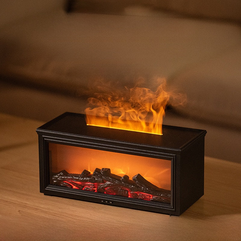 Vintage Fireplace Flame - Aromatherapy Machine teemdrop