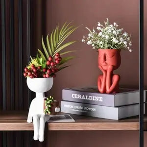 Nordic Style Portrait Art Planter
