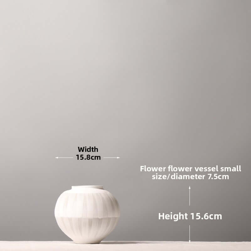 Wabi-Sabi Inspired Earthenware Pot – Rustic Minimalist Home Accent.