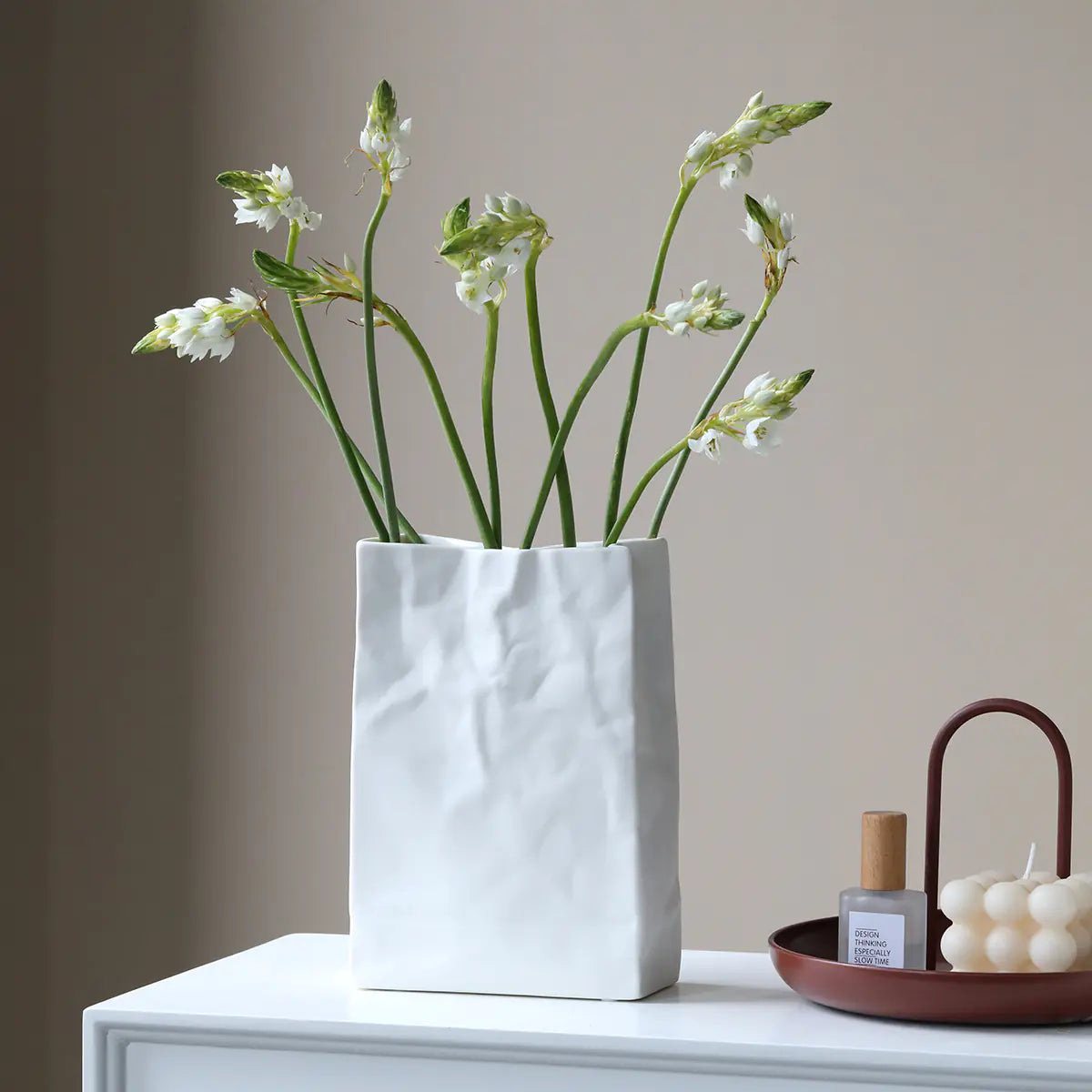 Nina Porcelain Flower Vase