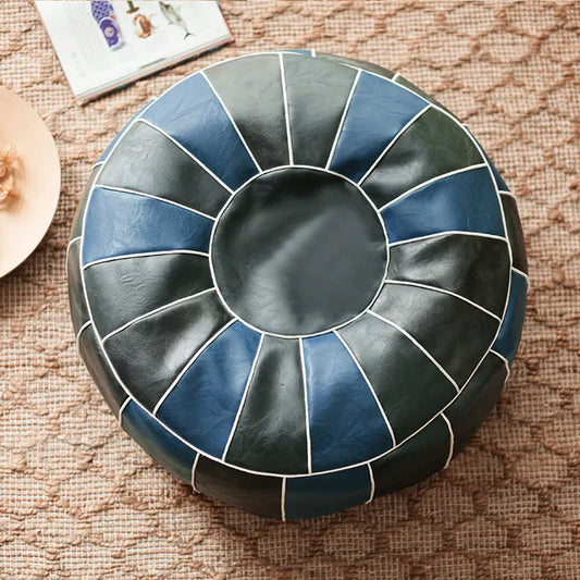 Nordic Moroccan Leather Cushion