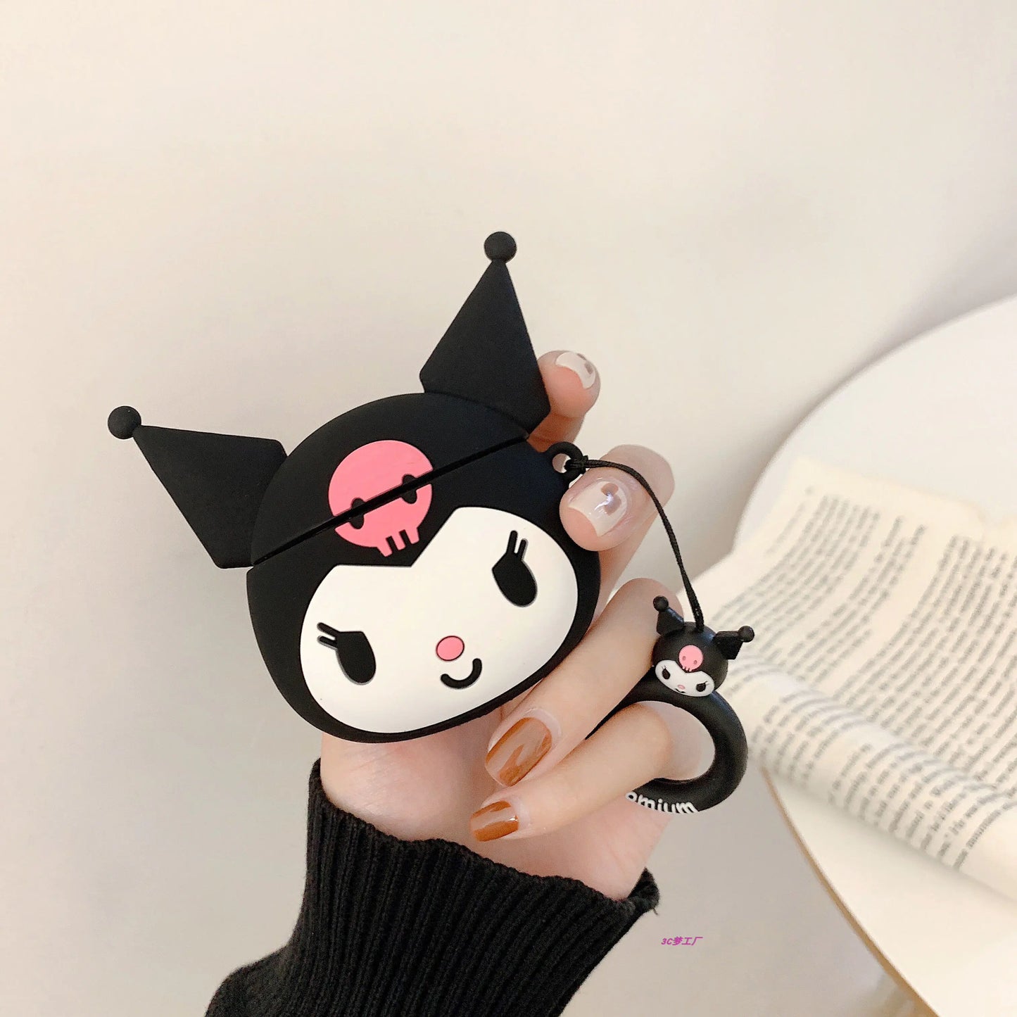 Cute Kuromi and Melody AirPods Case for Apple Headphones