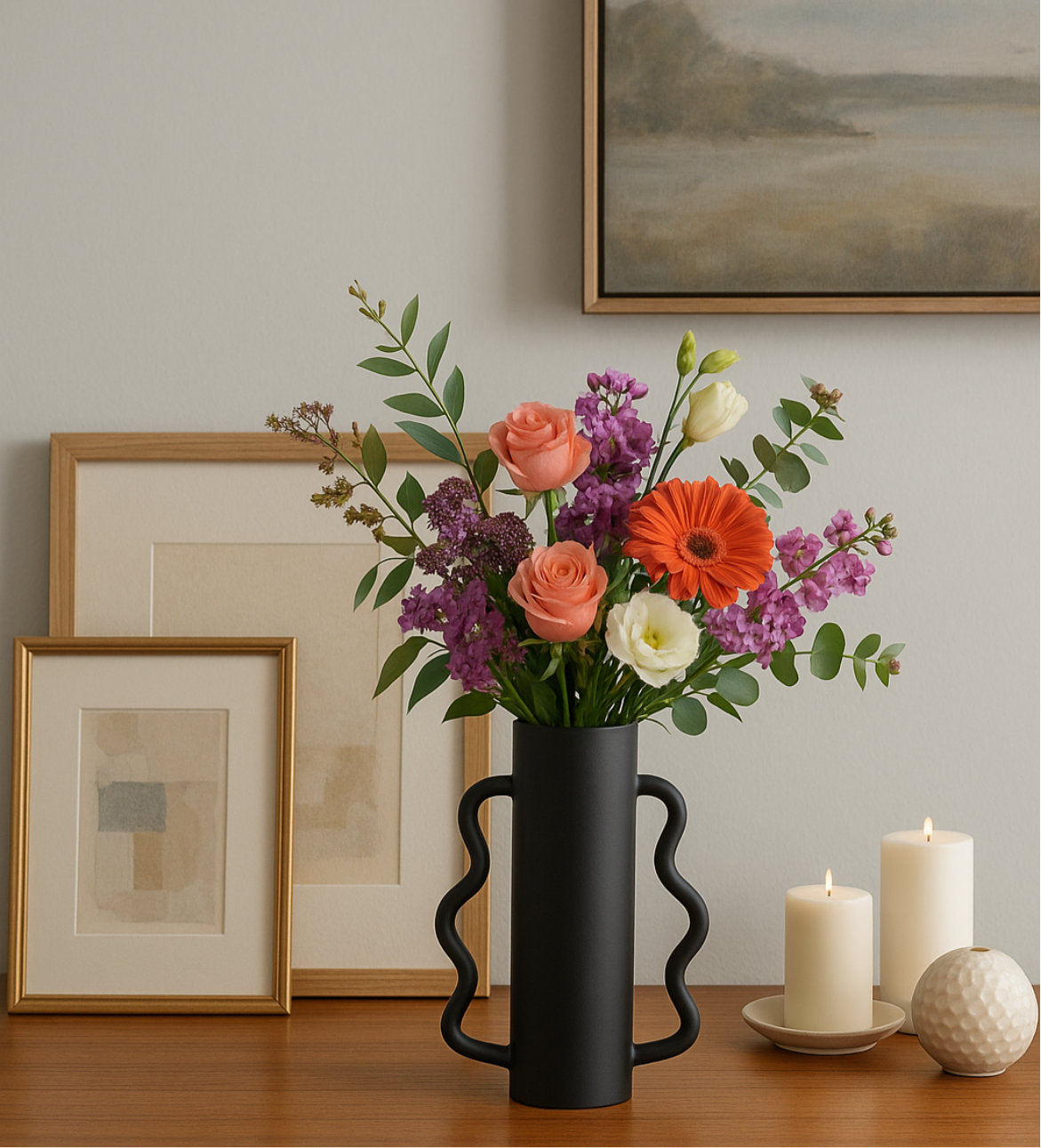 The Lola Vase - Modern Minimalist Decor - The Nest Trading Company
