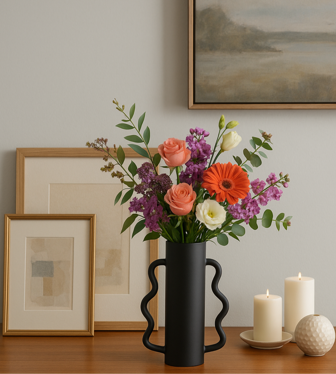The Lola Vase - Modern Minimalist Decor - The Nest Trading Company