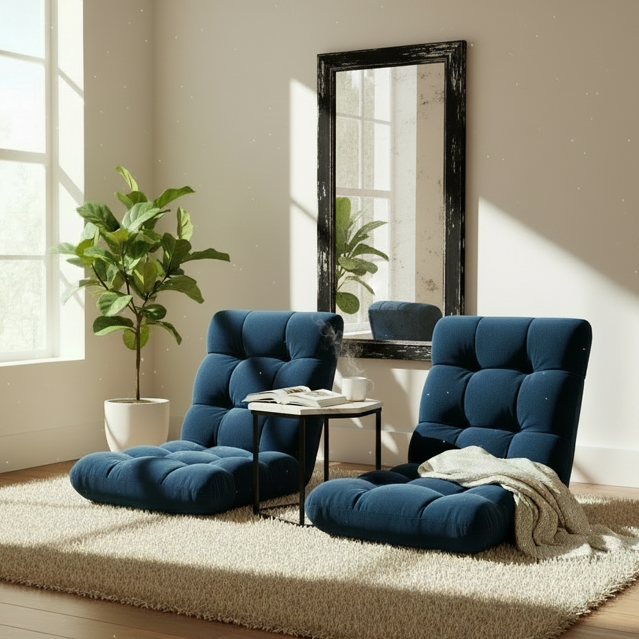 Alissa 2PCS Floor Lounge Sofa Bed