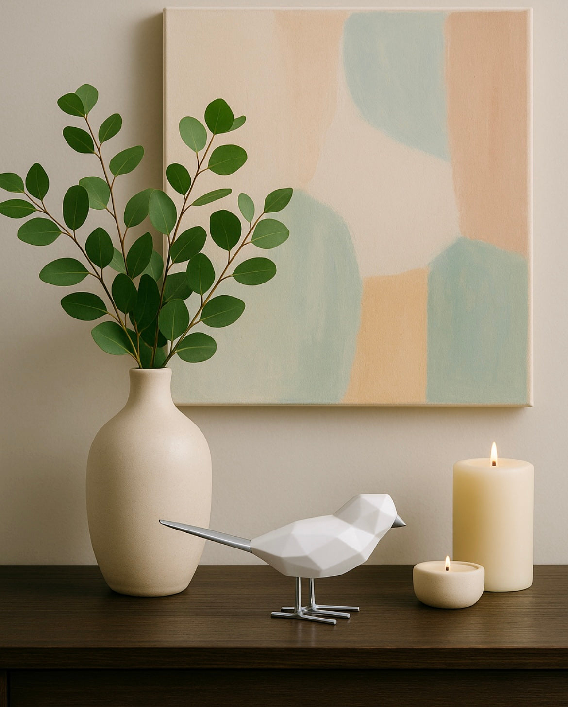 Baby Sized Nordic Gold and Silver Bird Craft Decor The Nest Trading Company