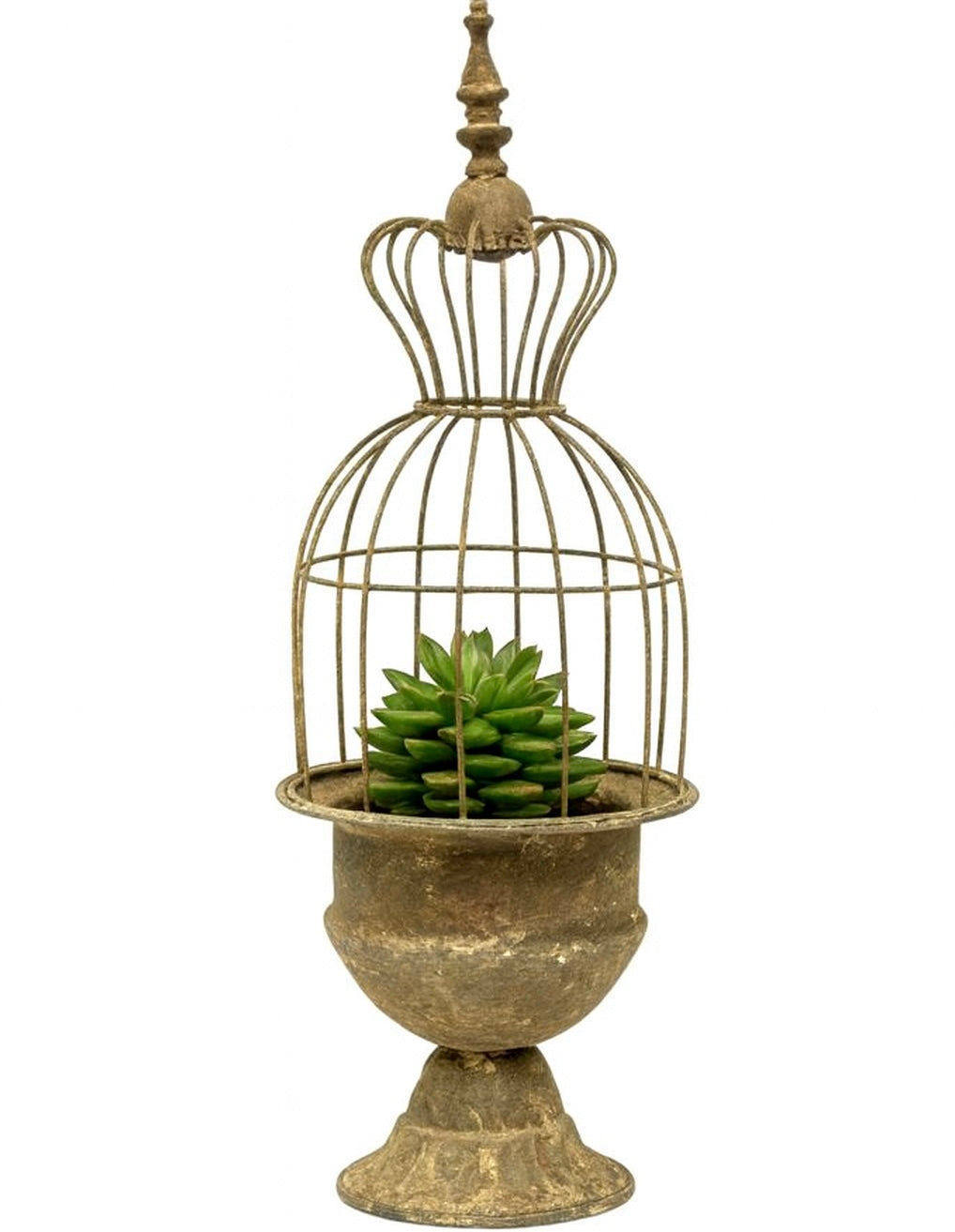 Vintage Style Elaborate Tall Cloche 66cm.