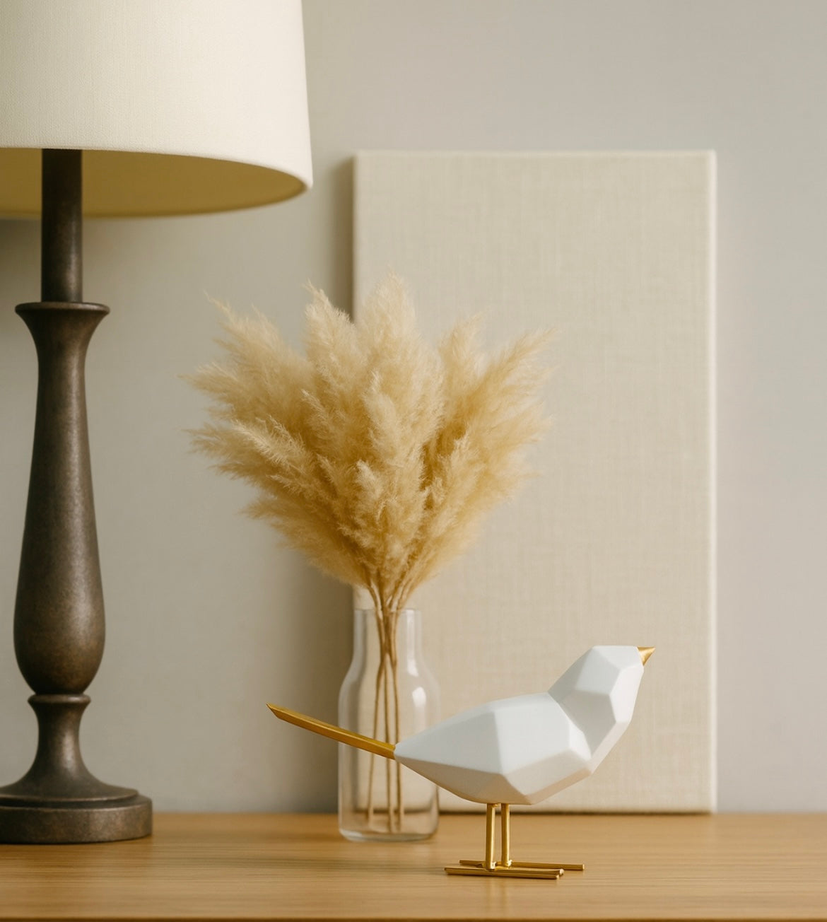 Baby Sized Nordic Gold and Silver Bird Craft Decor The Nest Trading Company