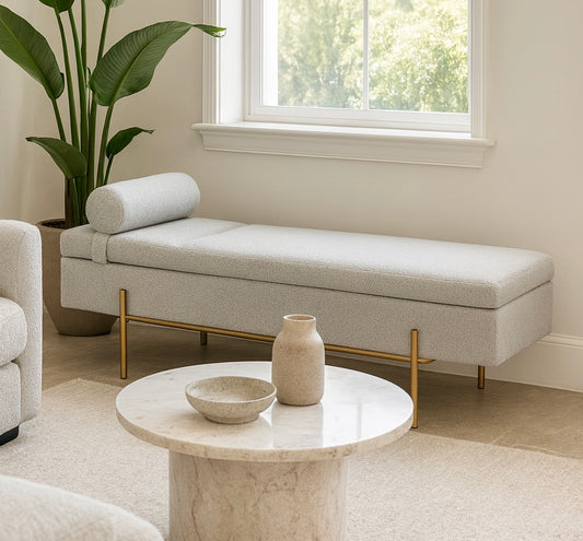 Artiss Storage Ottoman Bed 140cm