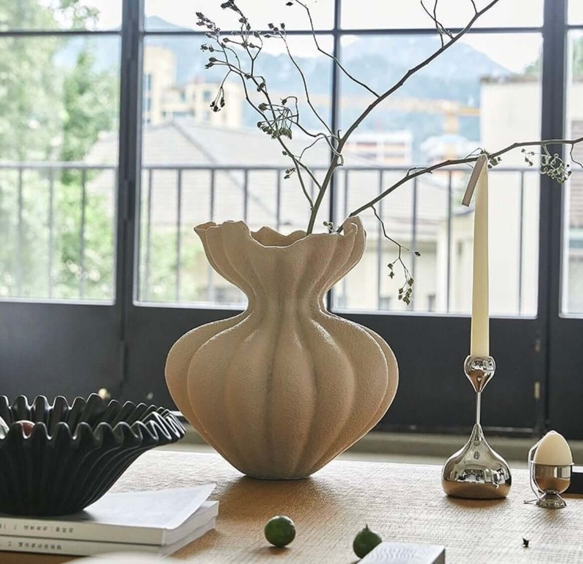Wabi-Sabi Inspired French Vase – Timeless Minimalist Home Décor.