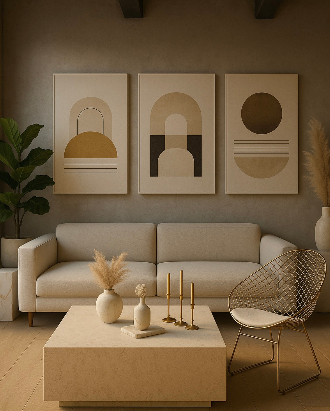 The Ophelia Gold Nordic Style Iron Stool The Nest Trading Company