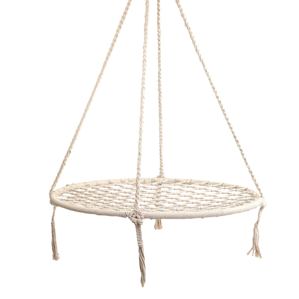 Gardeon Hammock Chair Outdoor Tree Swing Nest Web Hanging Seat 100cm.