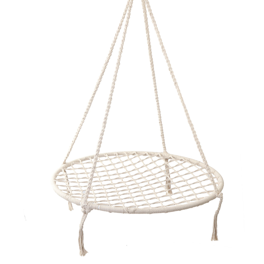 Gardeon Hammock Chair Outdoor Tree Swing Nest Web Hanging Seat 100cm.