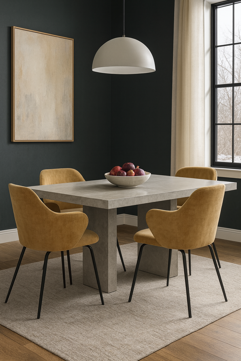 Set of 4 Dining Chairs – Stylish & Comfortable Seating.