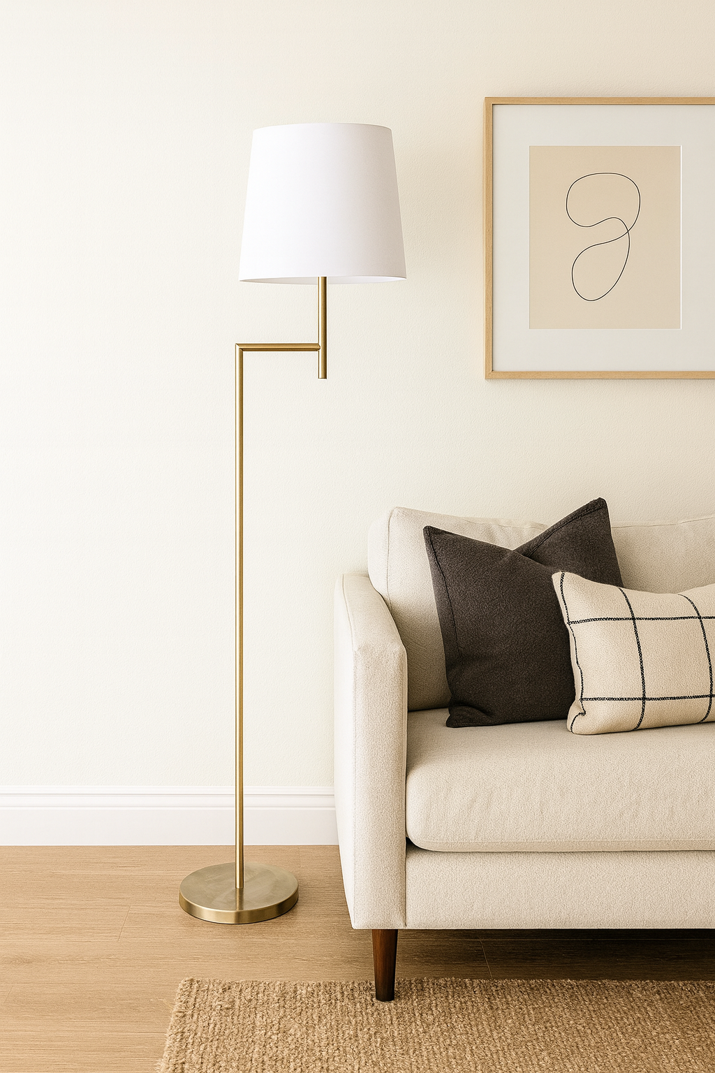 Sarantino Metal Floor Lamp – Modern & Stylish Lighting.