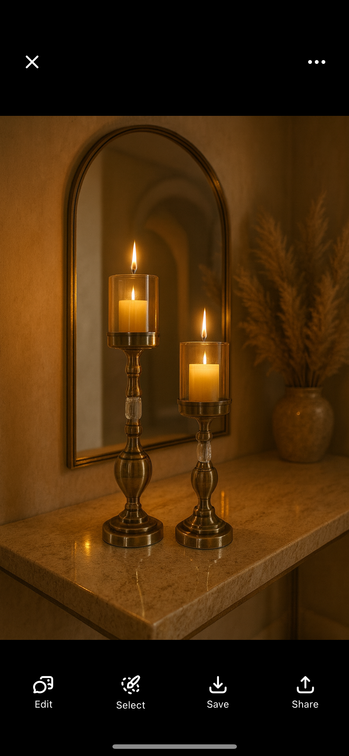 Vintage Duo Set Of Metal Candle Holders - The Nest Trading Company