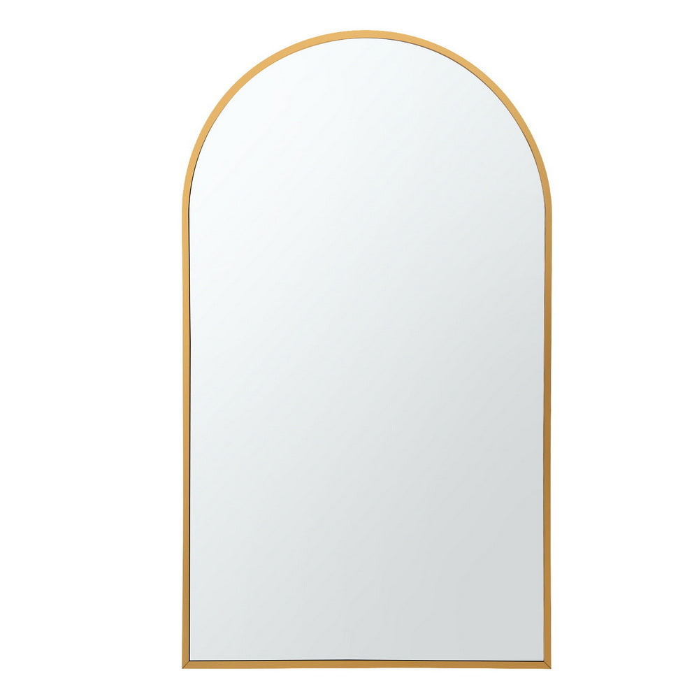 Embellir 86x50cm Arched Wall Mirror Vanity Makeup Home Decor.
